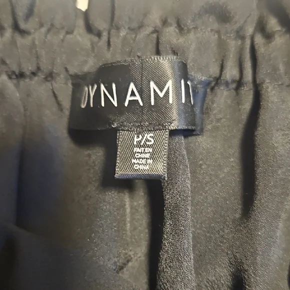 Dynamite Black Ruffled Mini Dress - Picture 2 of 2